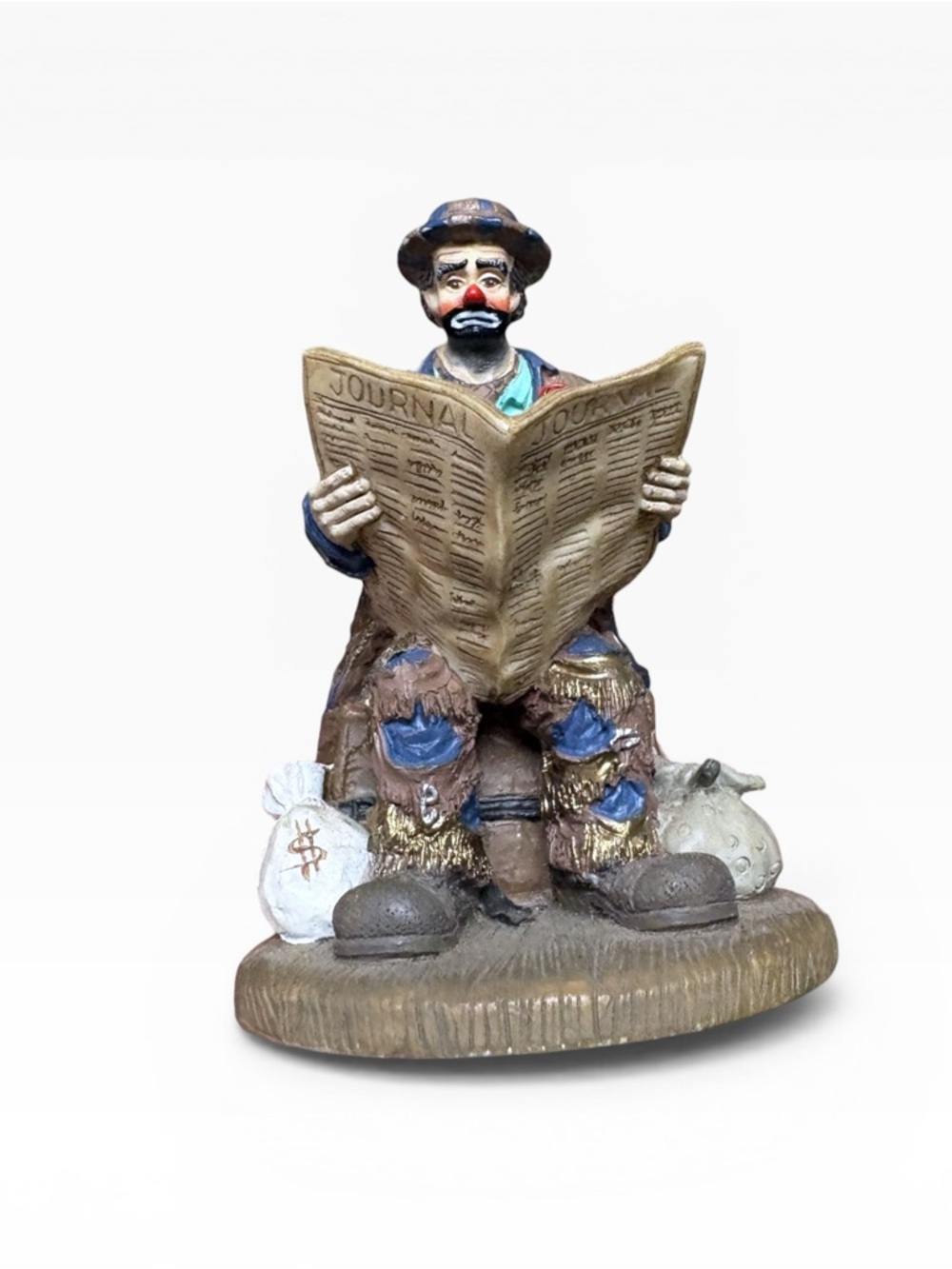 Vintage Emmett Kelly Jr "Big Business" Ltd Ed Figurine